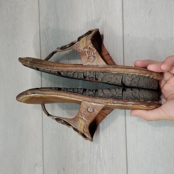 Born Women Gannet Comfort T strap Vintage Sandals shoes sz 8 - Picture 8 of 10